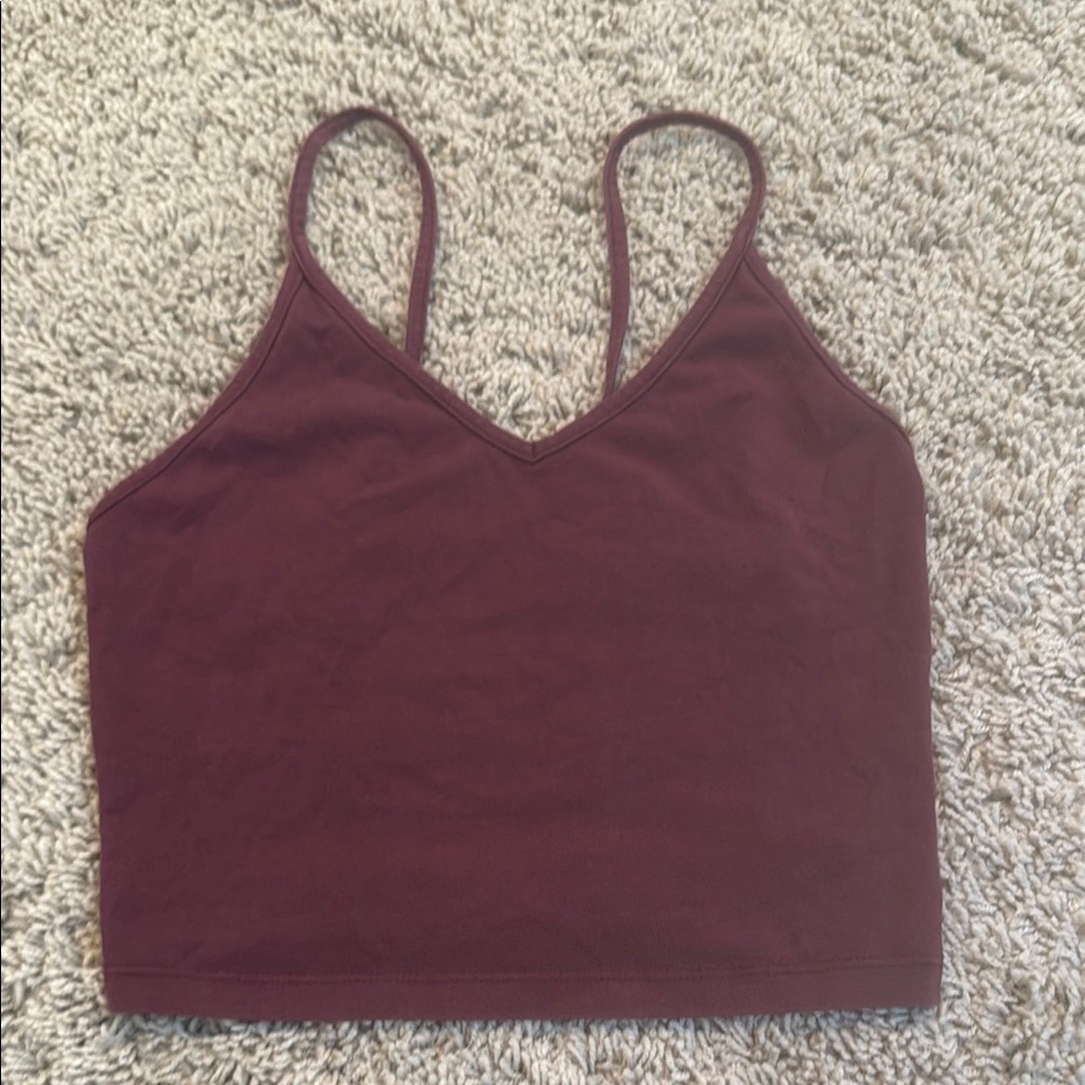 Lattice Back Tank Top
